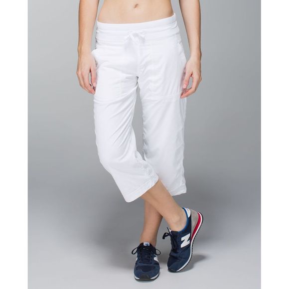 LULULEMON White Studio Crop Liner - Picture 8 of 8